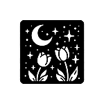 初心者向けの花の切り絵図案（無料・初心者向け）0095